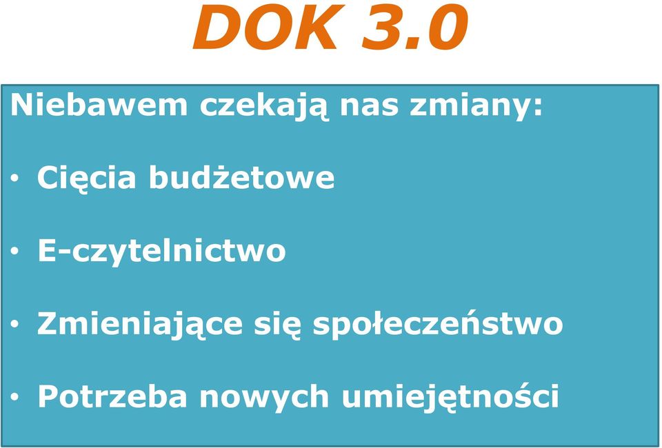 Cięcia budżetowe E-czytelnictwo