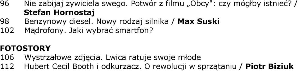 Nowy rodzaj silnika / Max Suski 102 Mądrofony. Jaki wybrać smartfon?