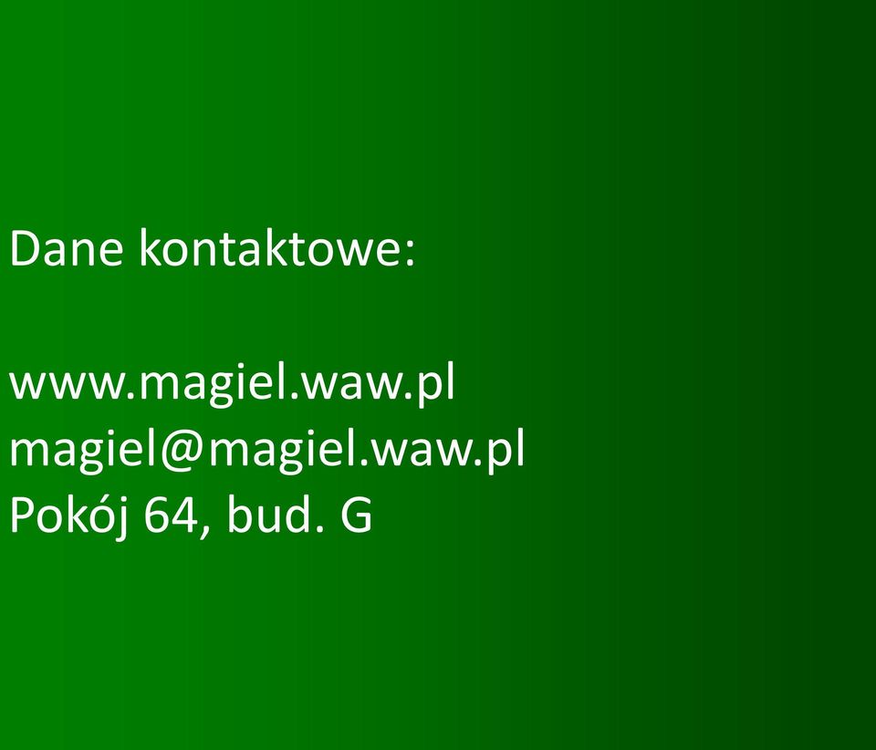 pl magiel@magiel.