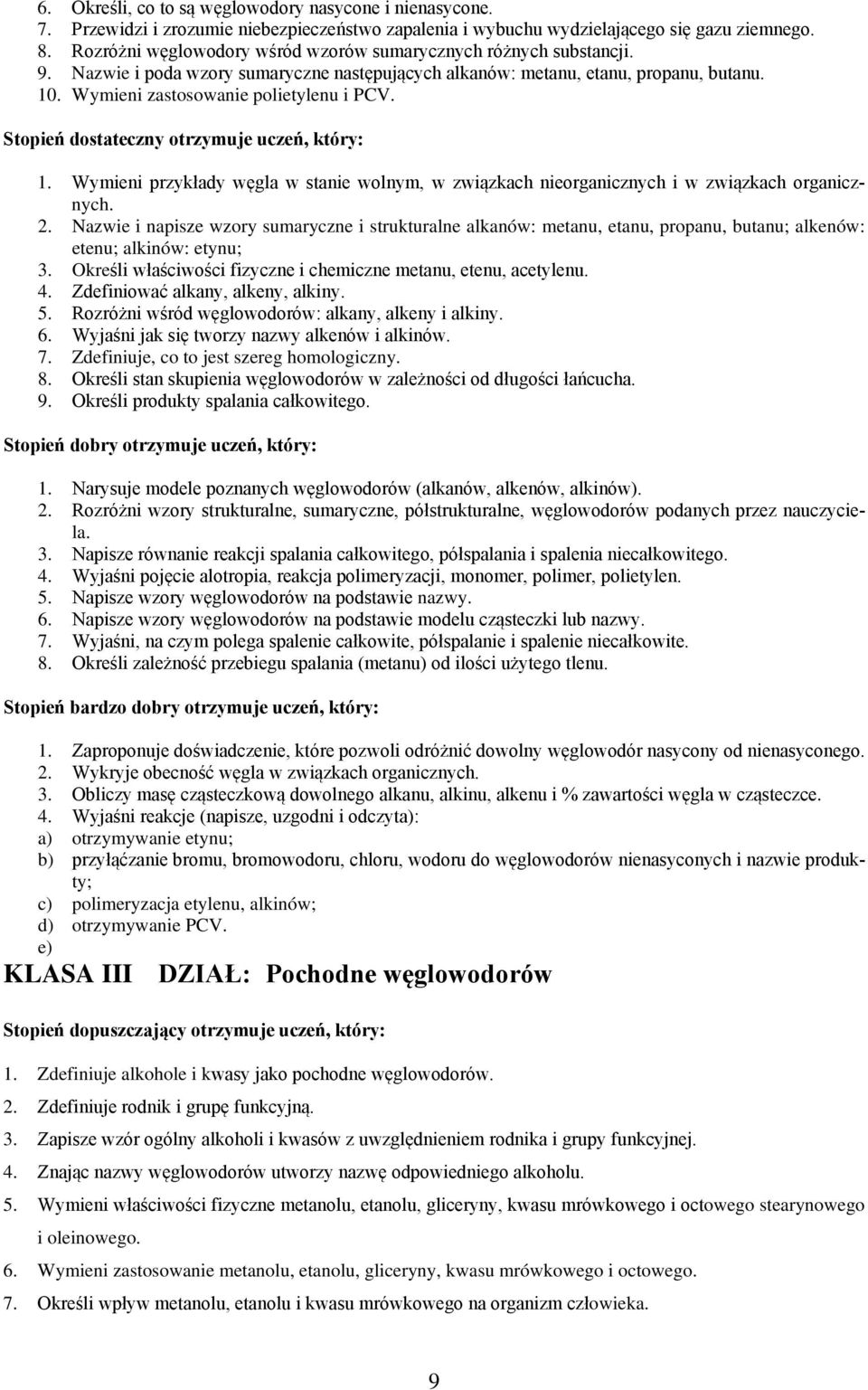 1. Wymieni przykłady węgla w stanie wolnym, w związkach nieorganicznych i w związkach organicznych. 2.