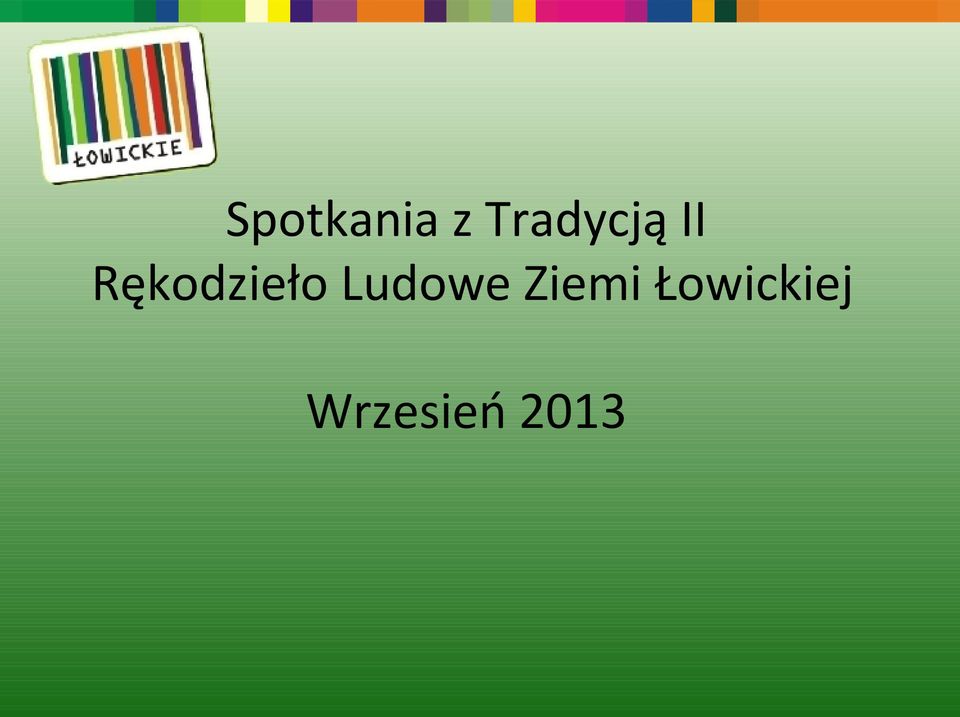 Rękodzieło Ludowe