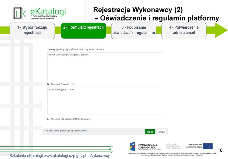 platformy 2 - Formularz rejestracji 3 -