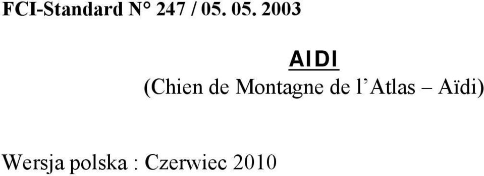 Montagne de l Atlas Aïdi)