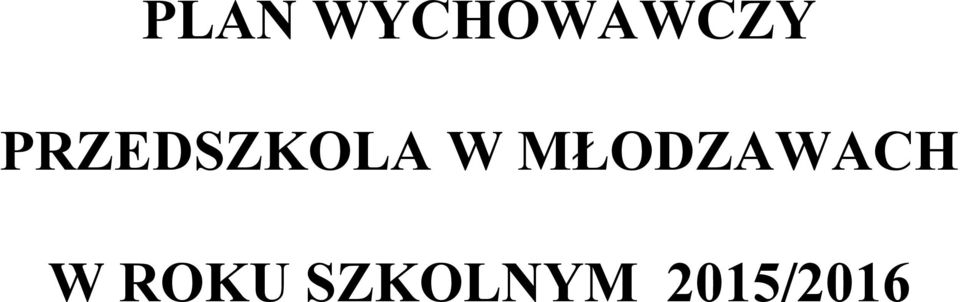 MŁODZAWACH W