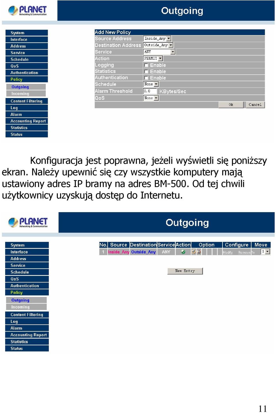 Należy upewnić się czy wszystkie komputery mają