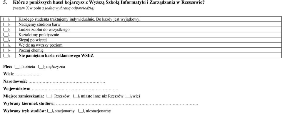 Nadajemy studiom barw Ludzie zdolni do wszystkiego Kształcimy praktycznie Sięgaj po więcej Wejdź na wyższy poziom Poczuj chemię Nie pamiętam hasła