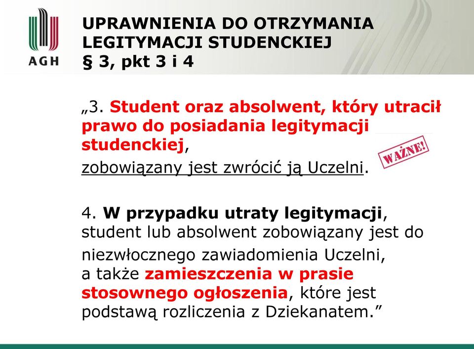 zwrócić ją Uczelni. 4.