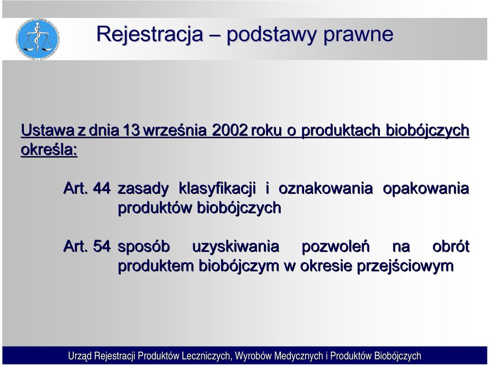 44 zasady klasyfikacji i oznakowania opakowania produktów w