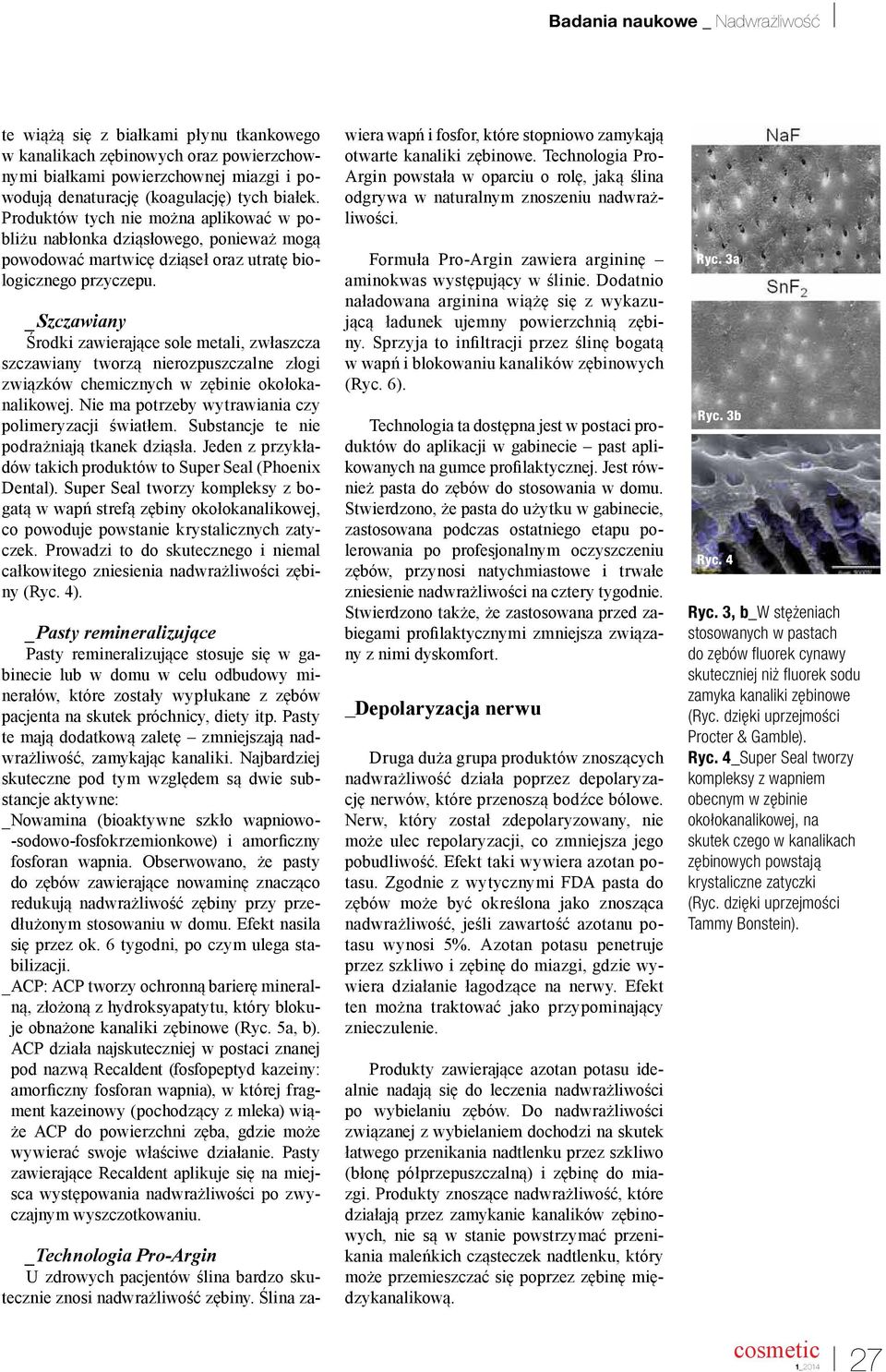 _Szczawiany Środki zawierające sole metali, zwłaszcza szczawiany tworzą nierozpuszczalne złogi związków chemicznych w zębinie okołokanalikowej. Nie ma potrzeby wytrawiania czy polimeryzacji światłem.