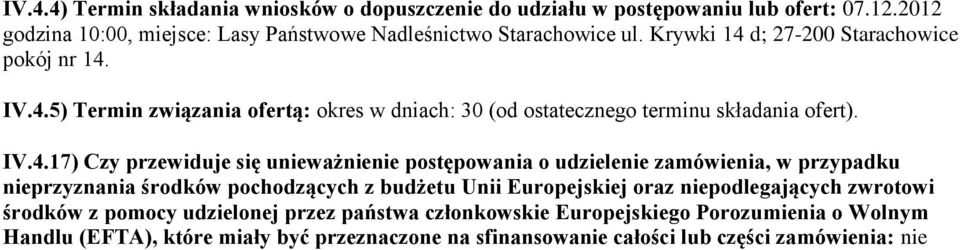 d; 27-200 Starachowice pokój nr 14.