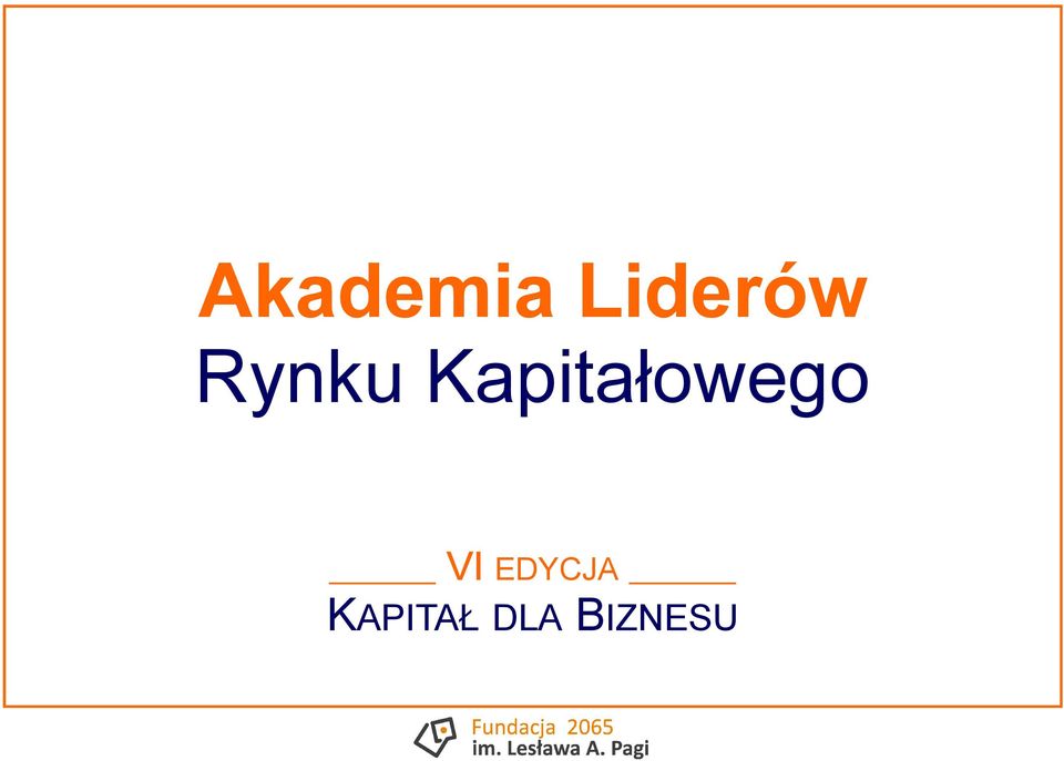 Kapitałowego VI