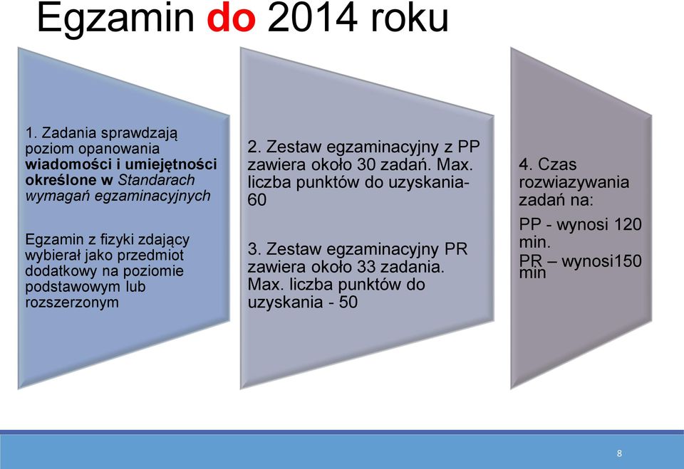 fizyki zdający wybierał jako przedmiot dodatkowy na poziomie podstawowym lub rozszerzonym 2.