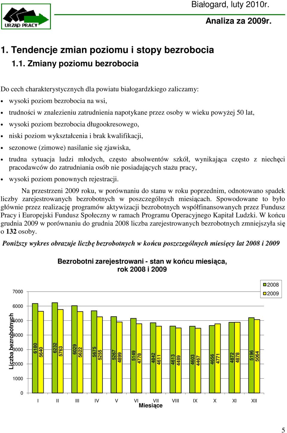 zjawiska, trudna sytuacja ludzi młodych, często absolwentów szkół, wynikająca często z niechęci pracodawców do zatrudniania osób nie posiadających staŝu pracy, wysoki poziom ponownych rejestracji.