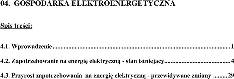 Zapotrzebowanie na energię elektryczną - stan