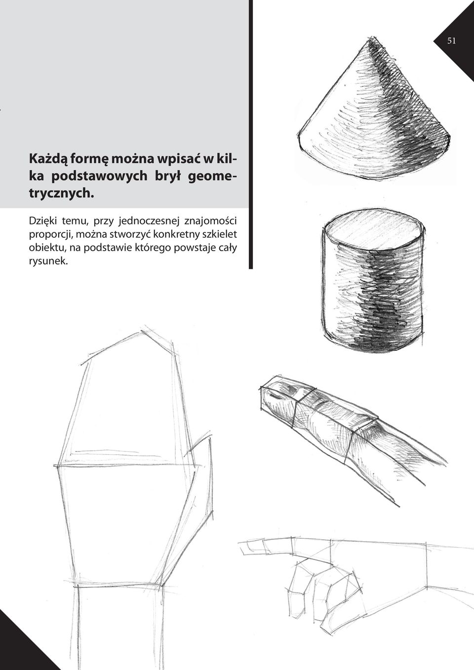 Dzięki temu, przy jednoczesnej znajomości proporcji,