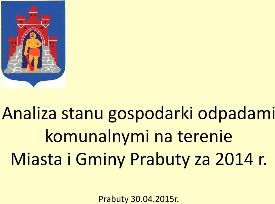 terenie Miasta i Gminy