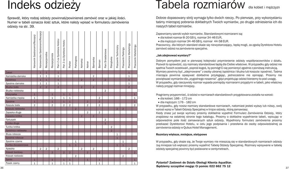 Po pierwsze, przy wykorzystaniu taśmy mierzącej pobrania dokładnych Twoich wymiarów, po drugie odniesienia ich do naszych tabel rozmiarów.