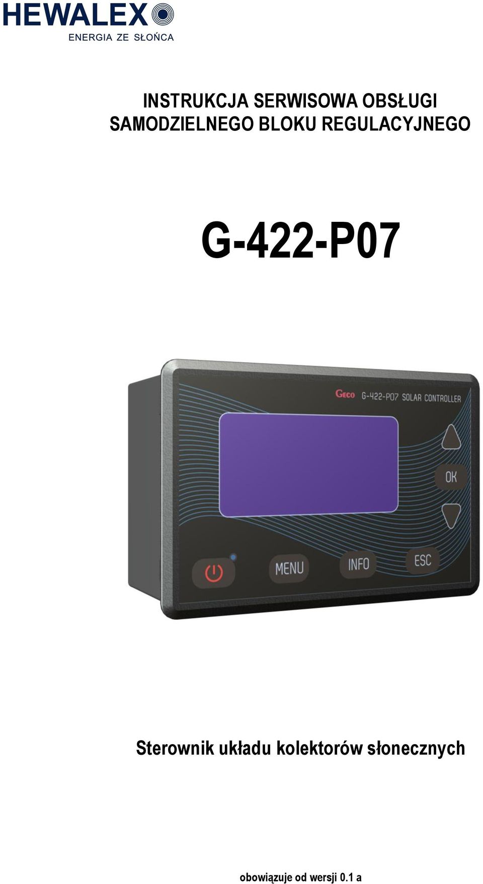 G-422-P07 Sterownik układu
