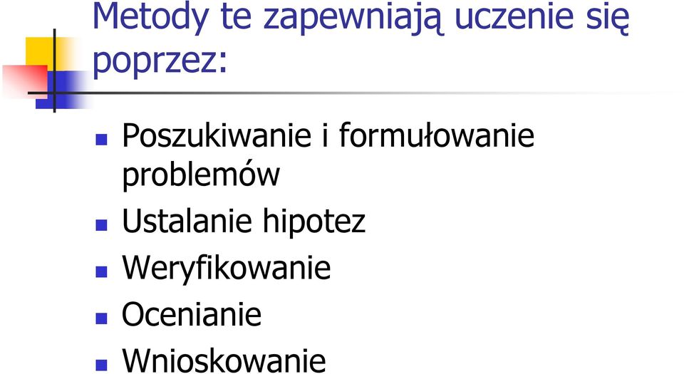 formułowanie problemów Ustalanie