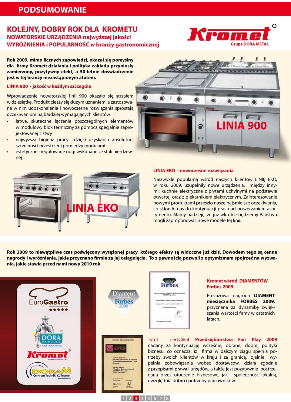 LINIA 900 - jakość w każdym szczególe Wprowadzenie nowatorskiej linii 900 okazało się strzałem w dziesiątkę.