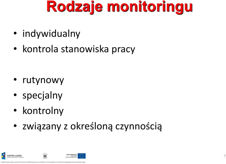 stanowiska pracy rutynowy