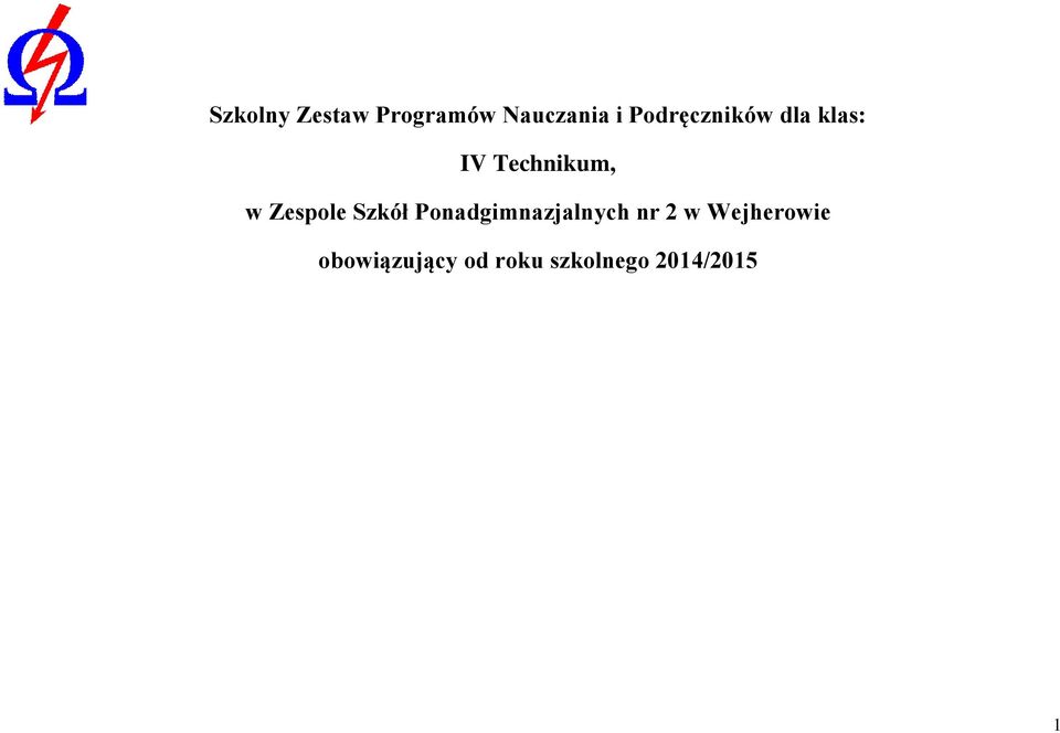Szkół Ponadgimnazjalnych nr 2 w