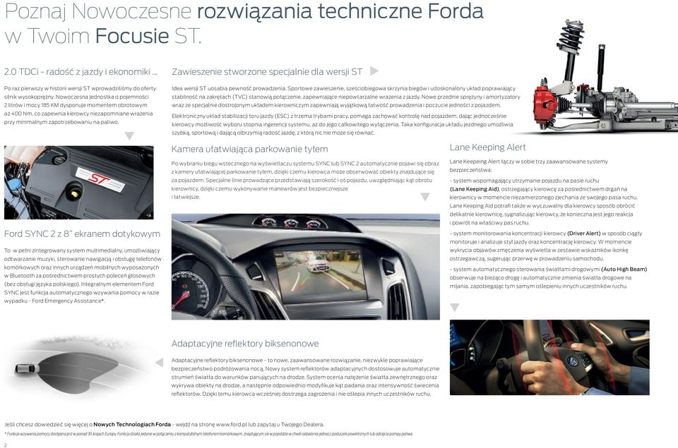 Zawieszenie stworzone specjalnie dla wersji ST Idea wersji ST uosabia pewność prowadzenia.