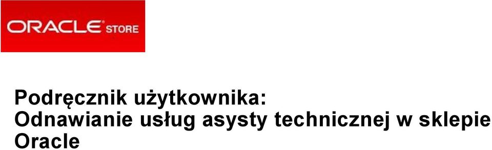 Odnawianie usług