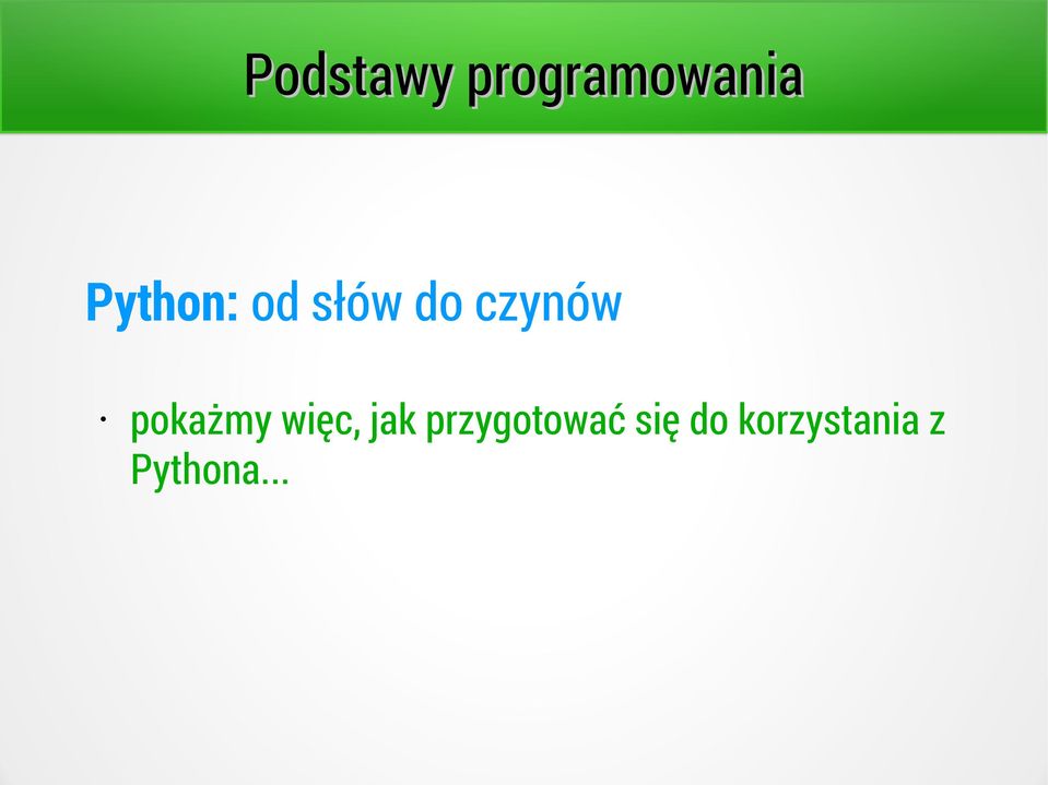 jak przygotować się