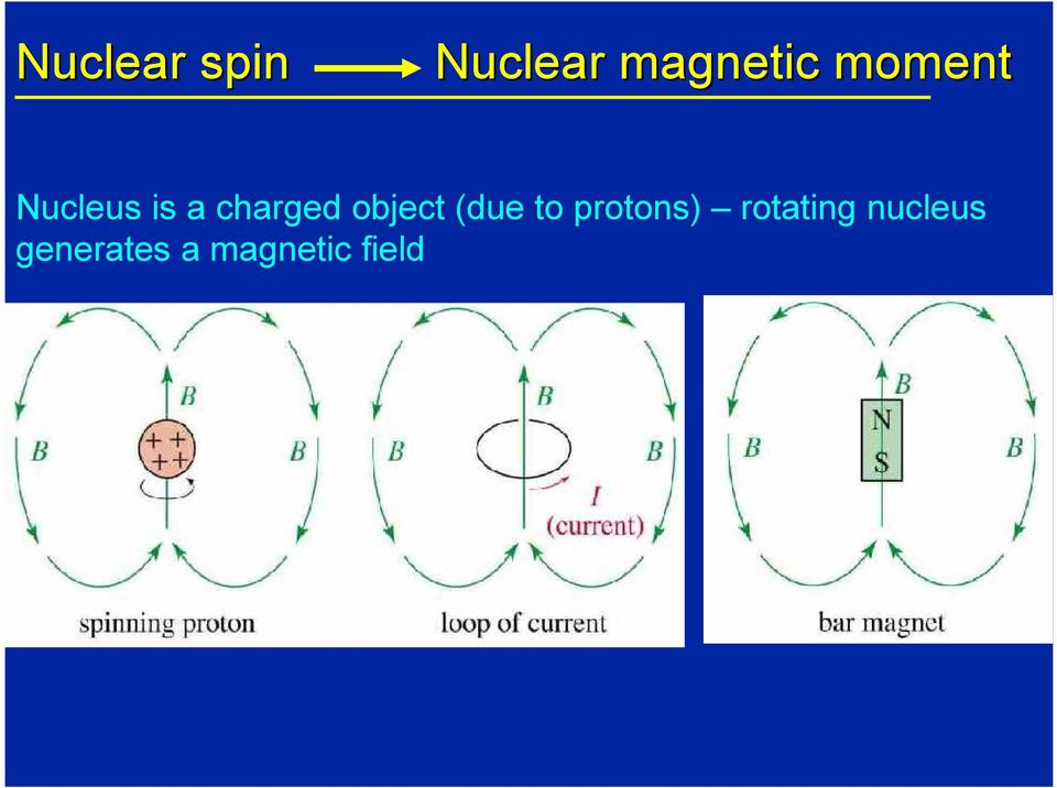 object (due to protons)