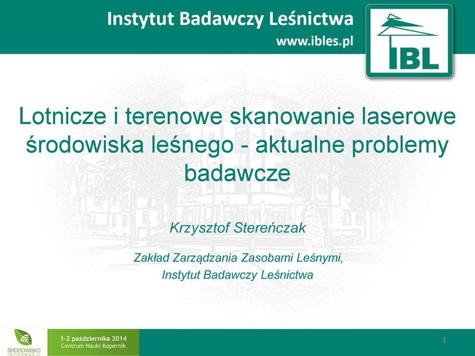 badawcze Krzysztof Stereńczak Zakład