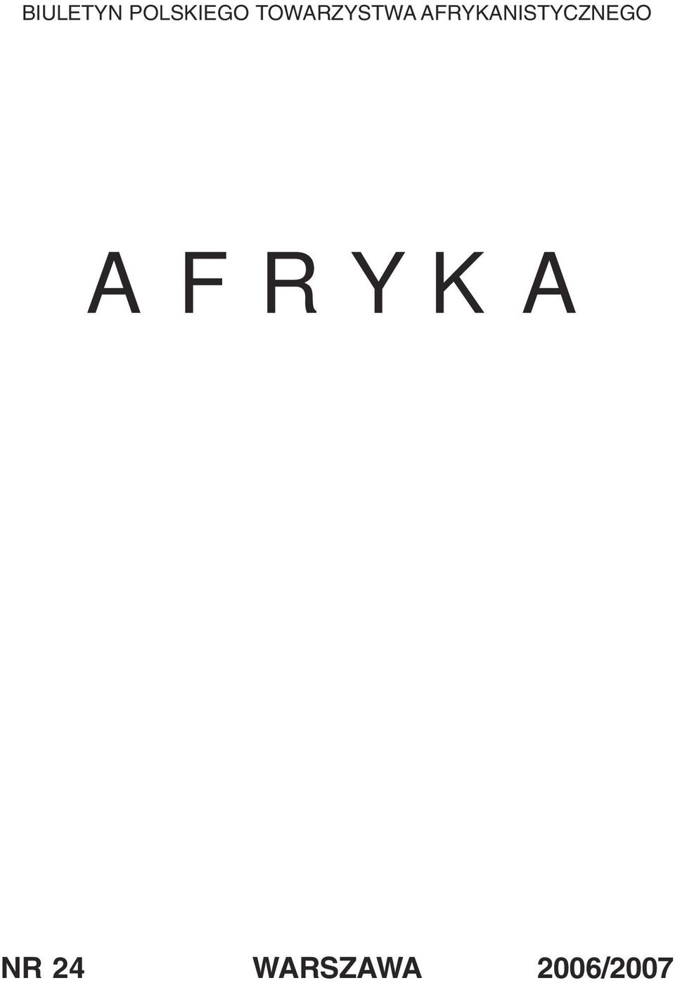 AFRYKANISTYCZNEGO