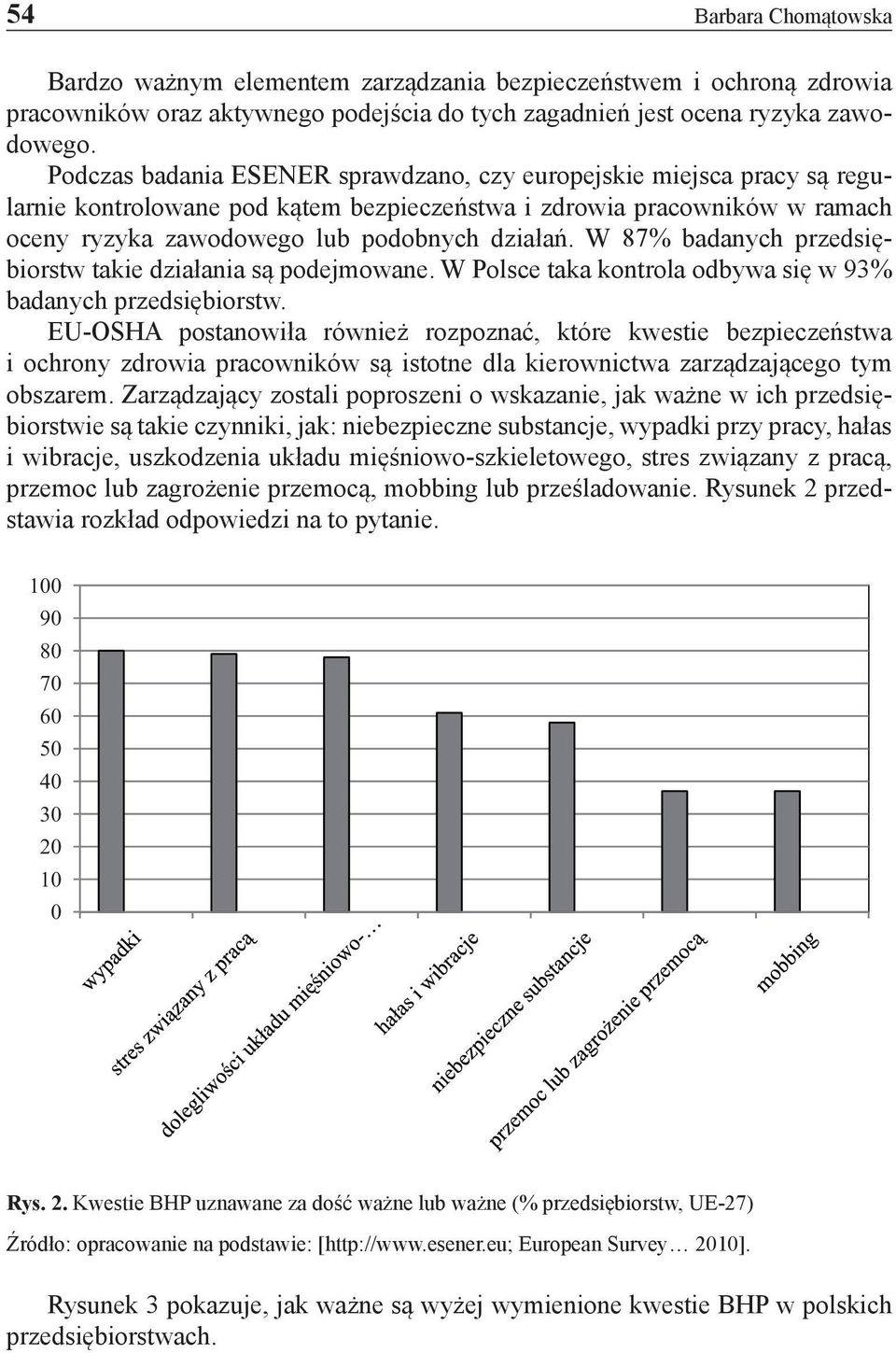 W 87% badanych przedsiębiorstw takie działania są podejmowane. W Polsce taka kontrola odbywa się w 93% badanych przedsiębiorstw.