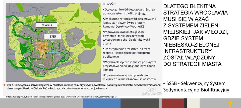 MIASTA - SSSB - Sekwencyjny System Sedymentacyjno-Biofiltracyjny http://studioopinii.