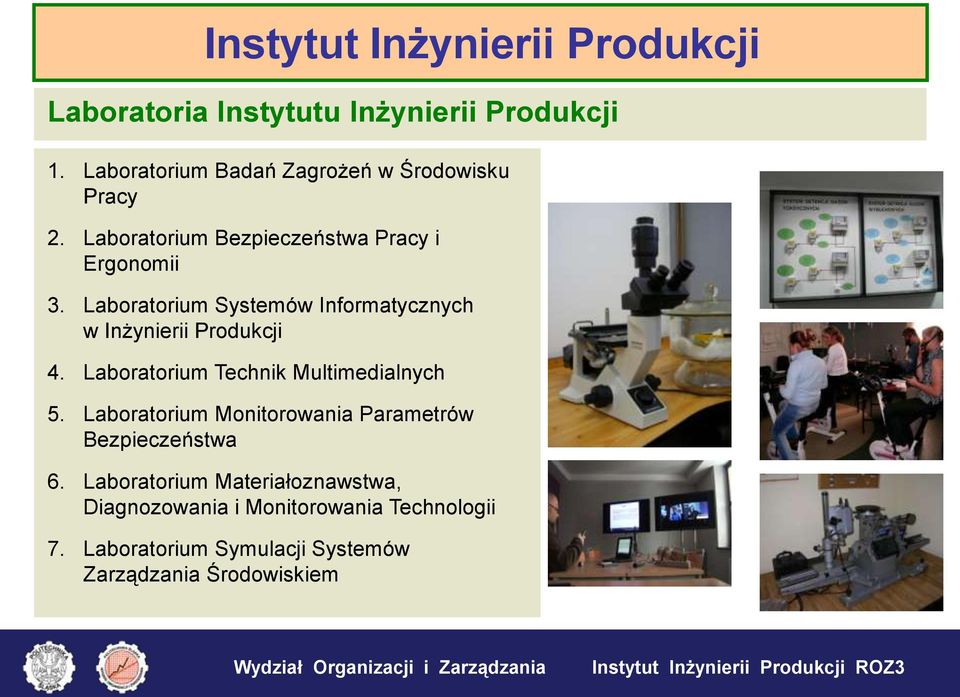 Laboratorium Technik Multimedialnych 5. Laboratorium Monitorowania Parametrów Bezpieczeństwa 6.