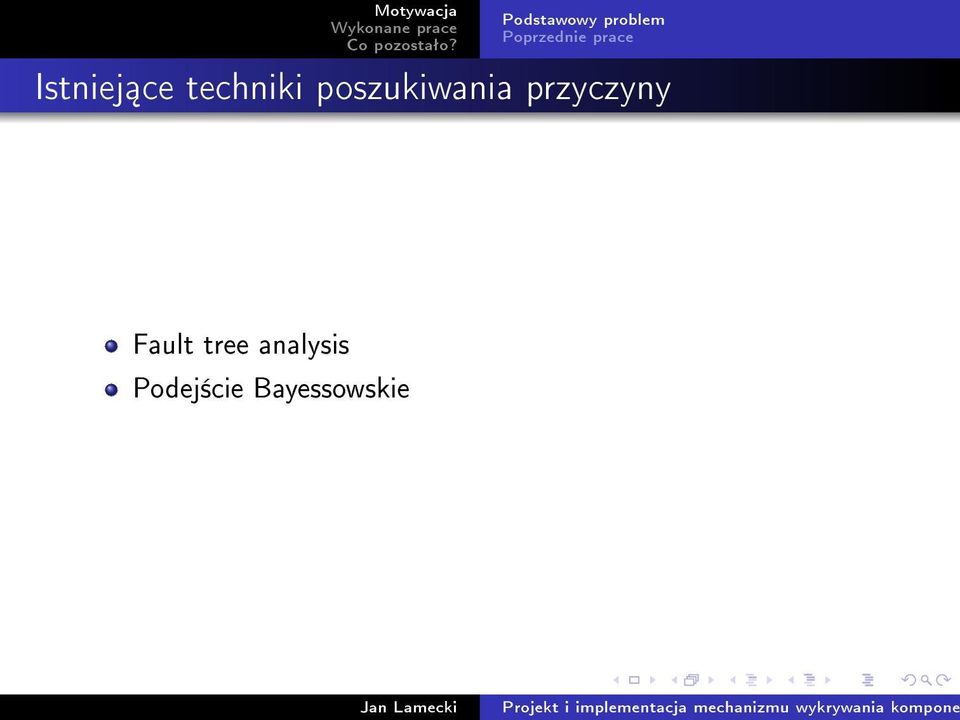 przyczyny Fault tree