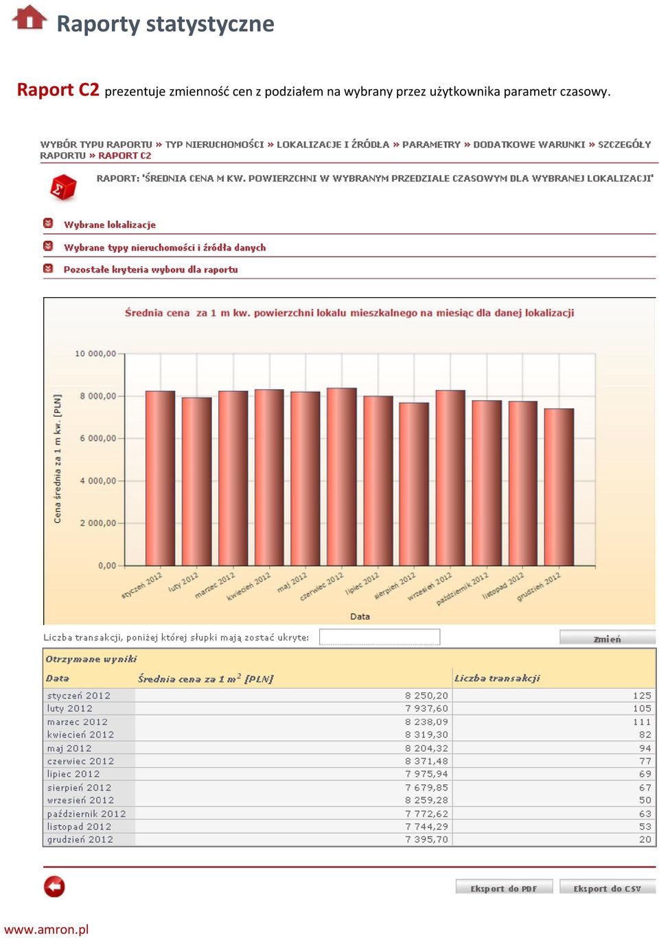 z podziałem na wybrany przez