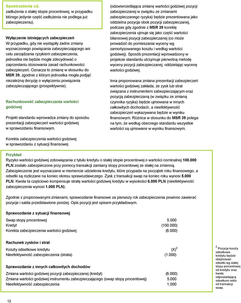 zdecydować o zaprzestaniu stosowania zasad rachunkowości zabezpieczeń.