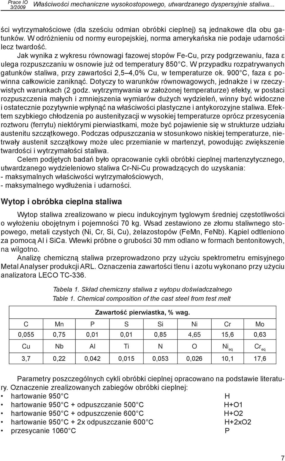 Jak wynika z wykresu równowagi fazowej stopów Fe-Cu, przy podgrzewaniu, faza ε ulega rozpuszczaniu w osnowie już od temperatury 850 C.