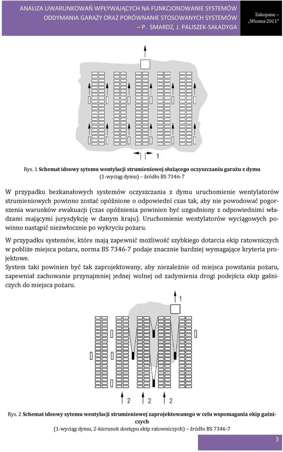 jurysdykcję w danym kraju). Uruchomienie wentylatorów wyciągowych powinno nastąpić niezwłocznie po wykryciu pożaru.
