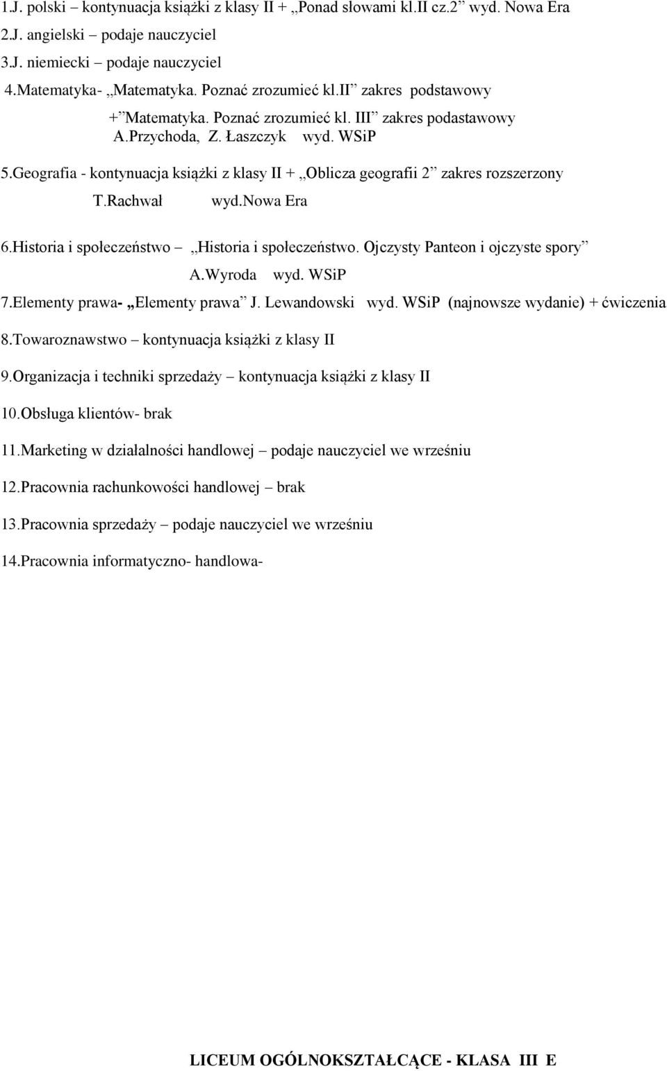 Geografia - kontynuacja książki z klasy II + Oblicza geografii 2 zakres rozszerzony T.Rachwał wyd.nowa Era 6.Historia i społeczeństwo Historia i społeczeństwo. Ojczysty Panteon i ojczyste spory A.