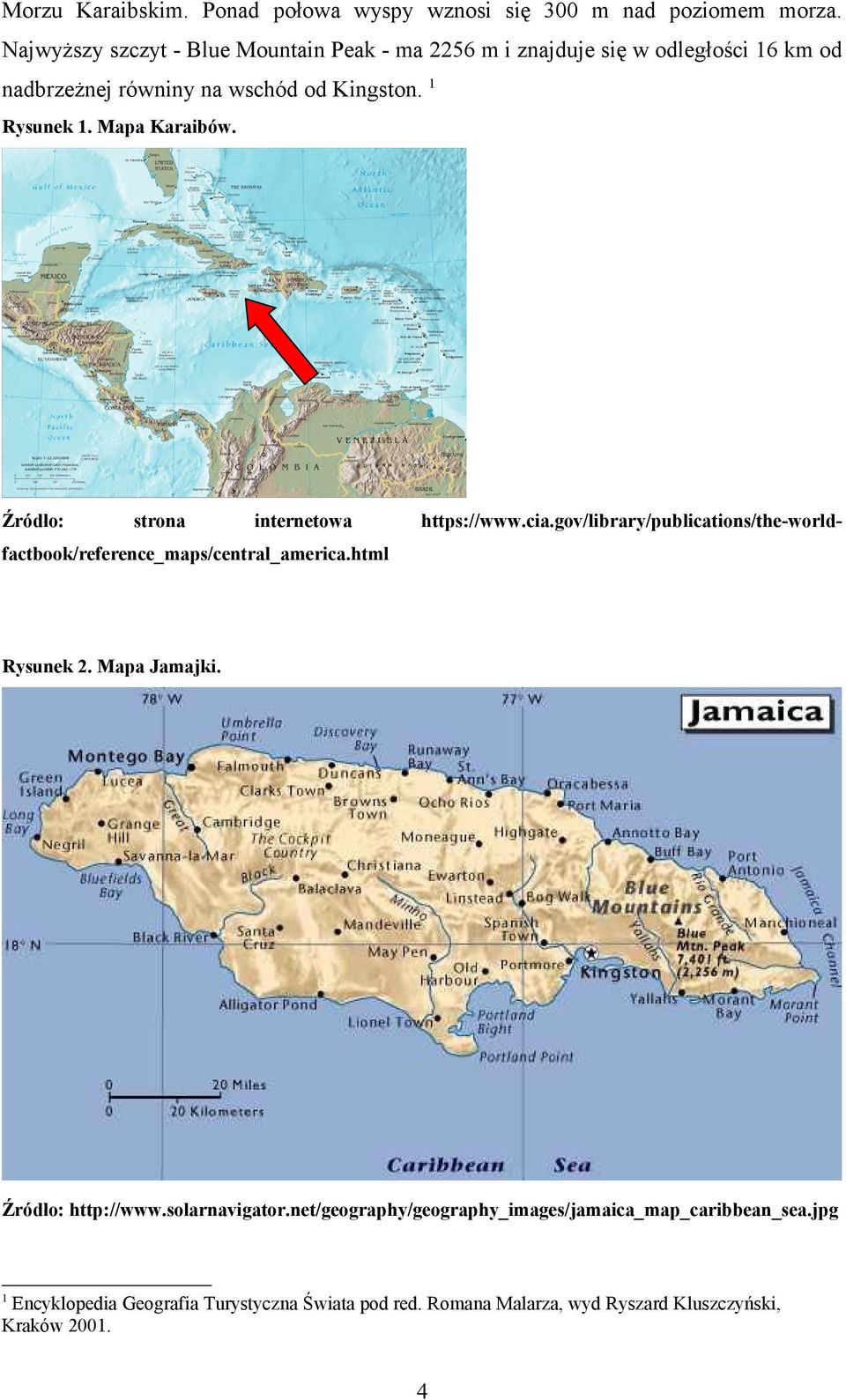 Mapa Karaibów. Źródło: strona internetowa https://www.cia.gov/library/publications/the-worldfactbook/reference_maps/central_america.