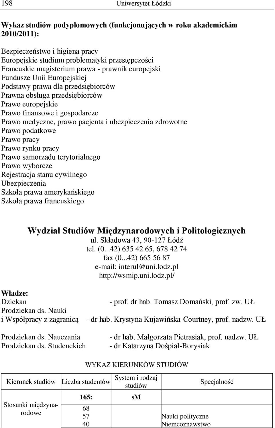 ubezpieczenia zdrowotne Prawo podatkowe Prawo pracy Prawo rynku pracy Prawo samorządu terytorialnego Prawo wyborcze Rejestracja stanu cywilnego Ubezpieczenia Szkoła prawa amerykańskiego Szkoła prawa