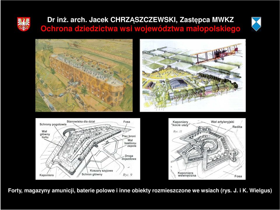 obiekty rozmieszczone we