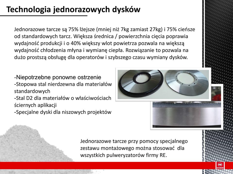 Rozwiązanie to pozwala na dużo prostszą obsługę dla operatorów i szybszego czasu wymiany dysków.