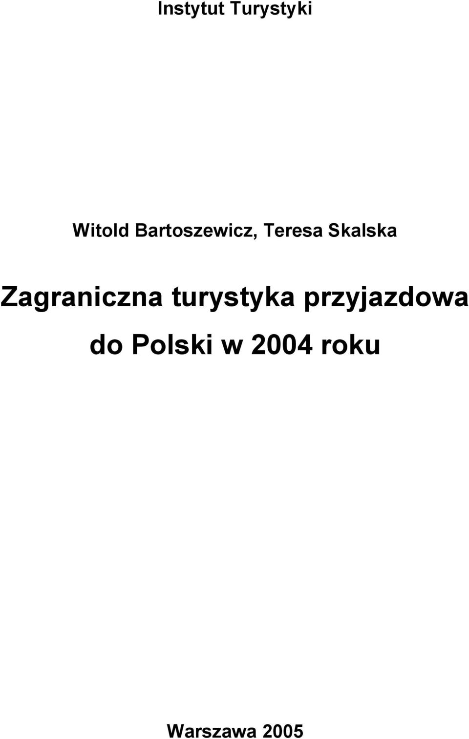 Zagraniczna turystyka