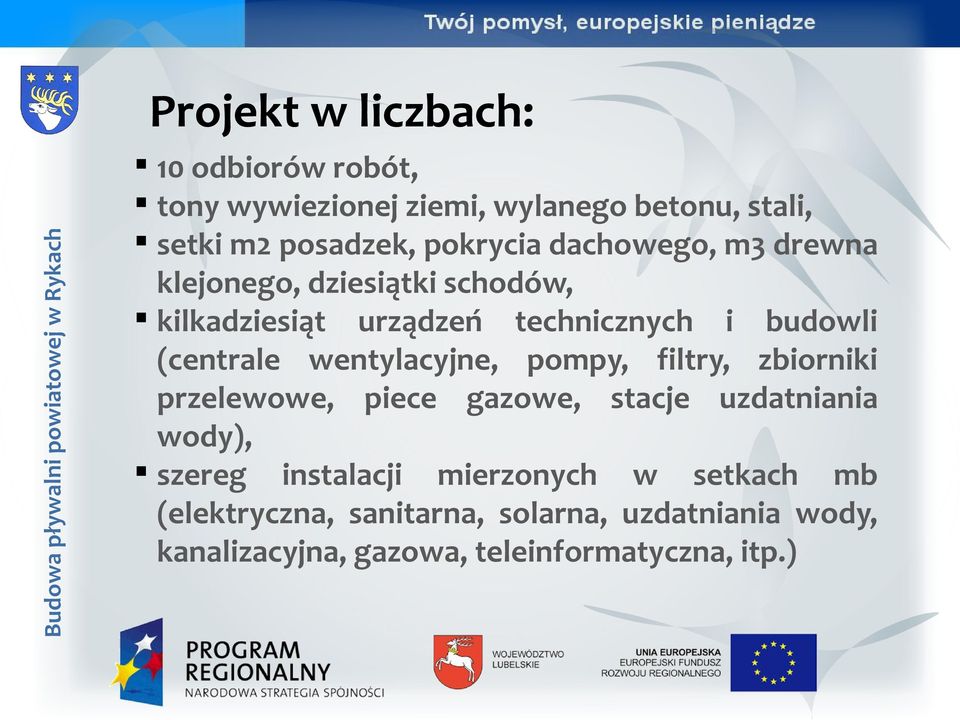 (centrale wentylacyjne, pompy, filtry, zbiorniki przelewowe, piece gazowe, stacje uzdatniania wody), szereg