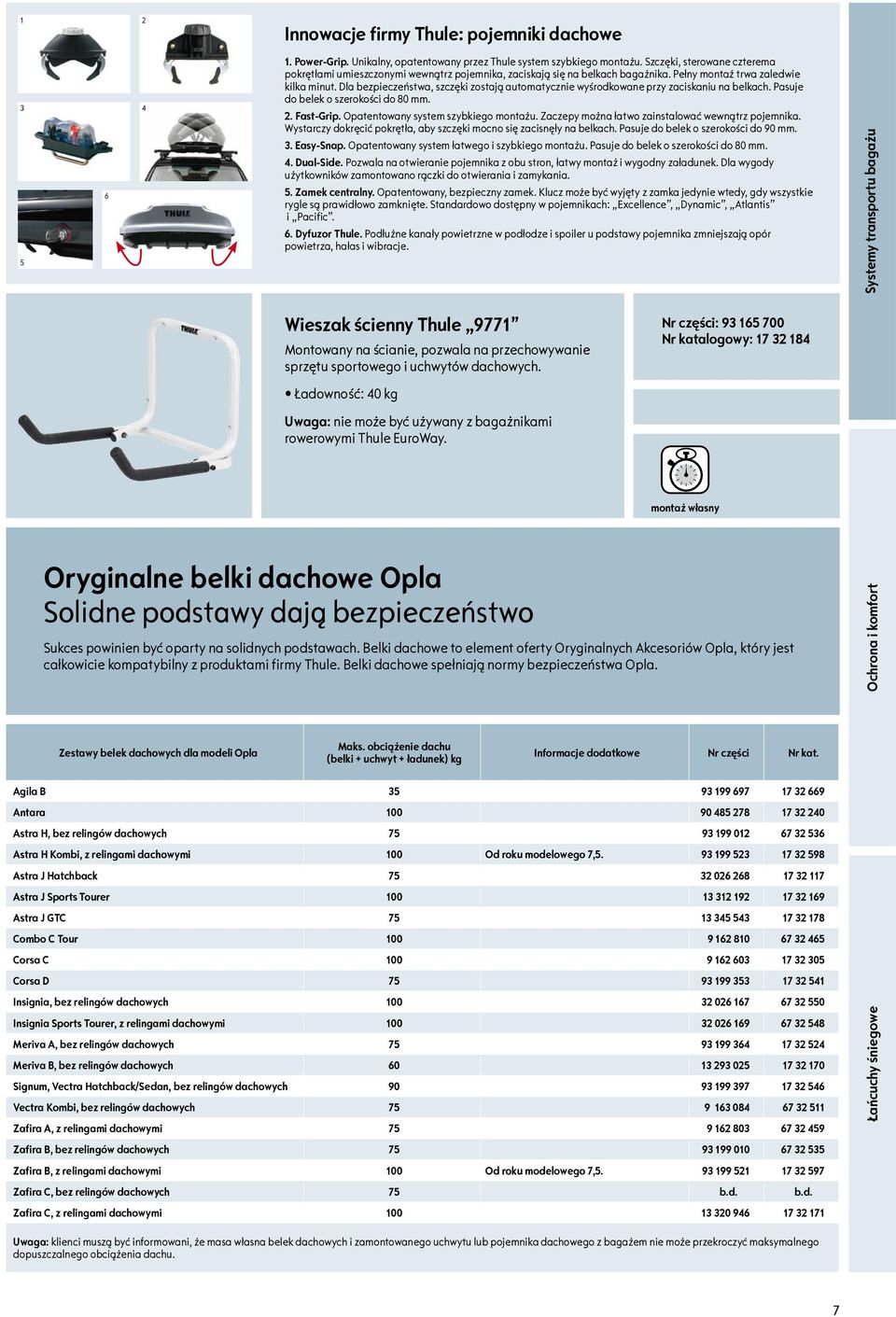 Dla bezpieczeństwa, szczęki zostają automatycznie wyśrodkowane przy zaciskaniu na belkach. Pasuje do belek o szerokości do 80 mm. 2. Fast-Grip. Opatentowany system szybkiego montażu.