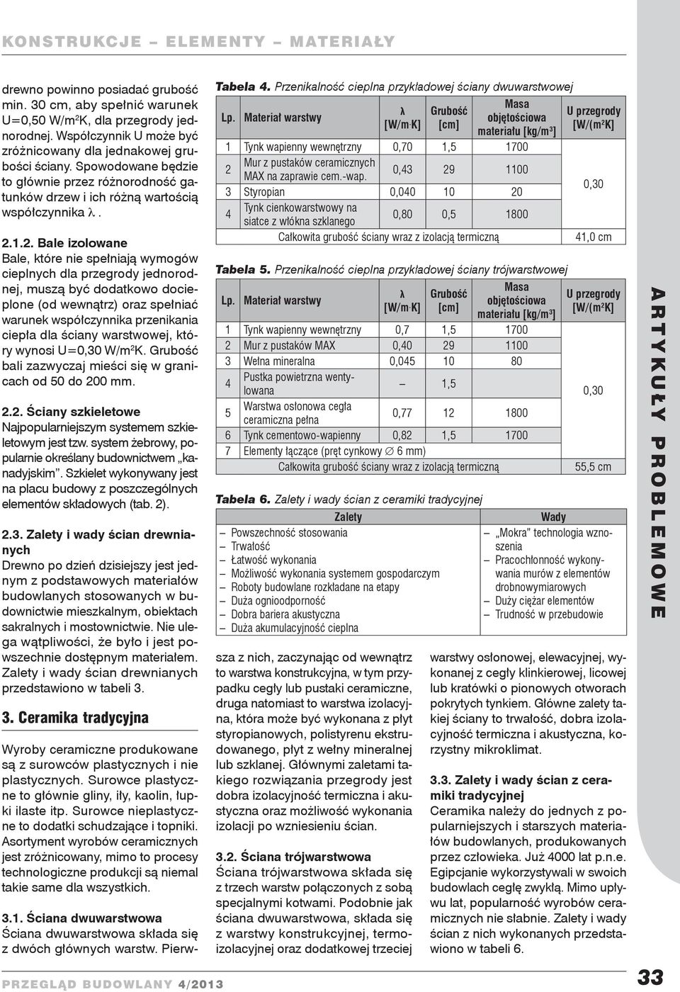 1.2. Bale izolowane Bale, które nie spełniają wymogów cieplnych dla przegrody jednorodnej, muszą być dodatkowo docieplone (od wewnątrz) oraz spełniać warunek współczynnika przenikania ciepła dla