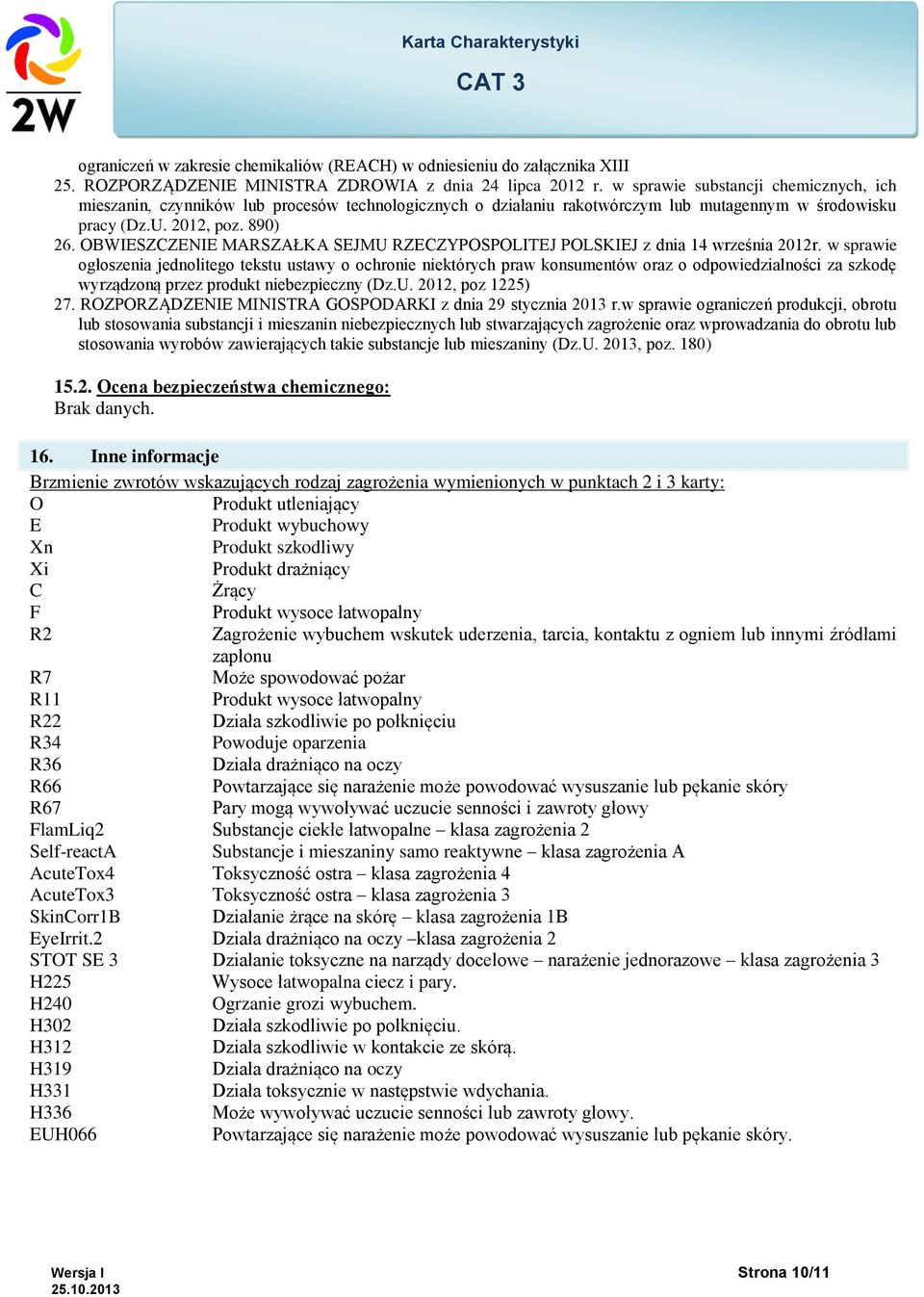 OBWIESZCZENIE MARSZAŁKA SEJMU RZECZYPOSPOLITEJ POLSKIEJ z dnia 14 września 2012r.